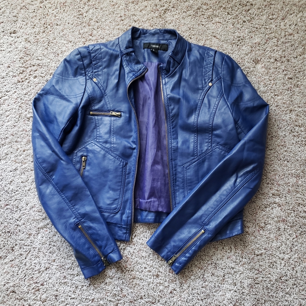 Faux Leather Jacket